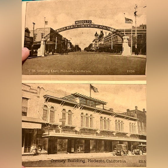 RPPP Views of Modesto California Edw H Mitchell Postcard Set in Original Binder - Picture 5 of 6